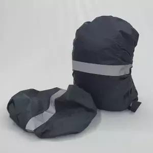 [하프클럽/알티피아]배낭 책가방 반사밴드 방수커버 블랙 45L