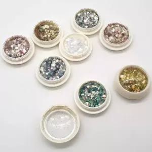 네일아트재료 스팽글 네일글리터 8종 세트