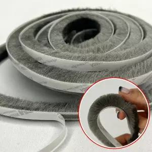 방충망 샷시 틈새막이 모헤어 15mm x 5m