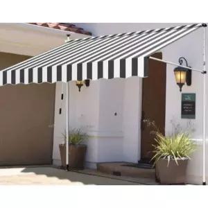 접이식 어닝 무타공 매장 상가 캐노피 야외 카페 창문 비막이 폴딩 차양막