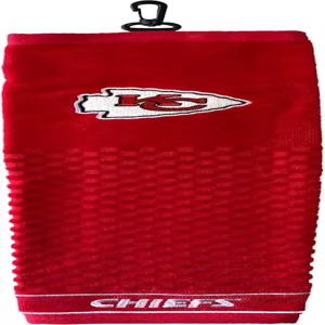 팀 골프 NFL 샌디에이고 충전기 자수 타월 체크 스크러버 디자인 로고