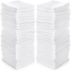 심플리 매직 면 행주 흰색 40팩 사이즈 12인치 x12인치