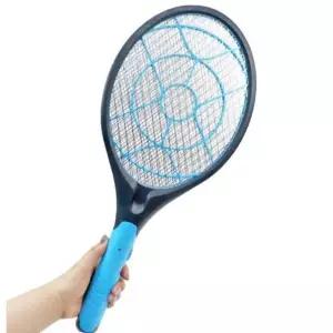 [에이치플러스몰]모기채 전기 파리채 충전식 해충 건전지 이중버튼