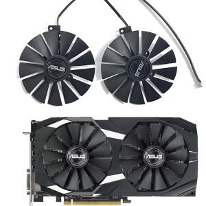 티129215 ASUS STRIX RX 470 580 570 GTX 1050Ti 게임용 비디오 카드 냉각 팬용 SM 95mm 쿨러 팬