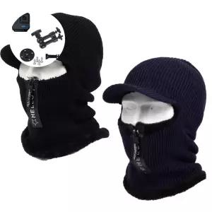 바라클라바 넥워머 방한모비니 지퍼방한모자 프리SIZE