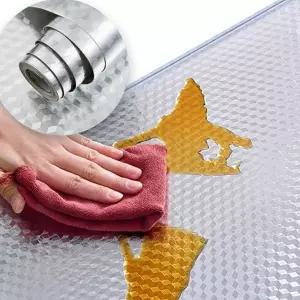 기름때 방지 시트지 방수 알루미늄 싱크대 주방 시트지 레인지 은박 내열 접착 벽면