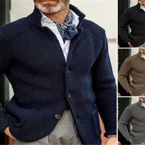 남자 숄카라 가디건 자켓 스웨터 카디건 브이넥 정장