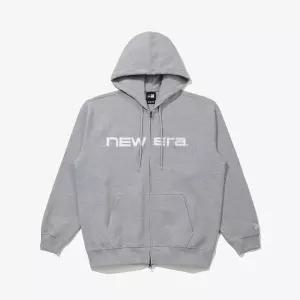 뉴에라 와플 후드 집업 재킷 헤더 그레이 14954614