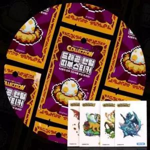 드래곤빌리지 랜덤 띠부스티커 4입 20팩