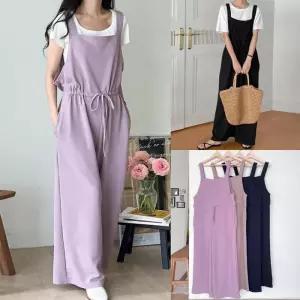 위쉬몰 AR 리본셔링끈점프슈트(X580H604) 빅사이즈