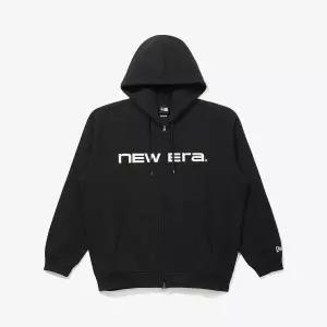 뉴에라 와플 후드 집업 재킷 블랙 14954615