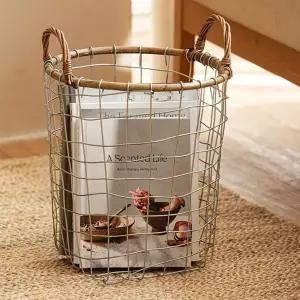 철제 수납바구니 와이어 바스켓
