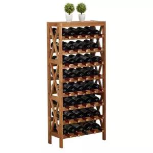 원목 와인 진열대 장식장 수납 와인바 양주 선반 8단 거실 진열장