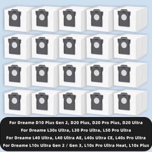 더스트 백 호환 Dreame D10 Plus Gen 2 D20 Ultra / Pro L10s 2 3 Heat L40 AE Ultra CE L50