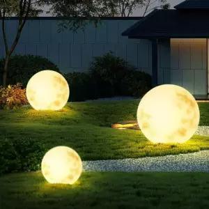 전원 카페 램프 연결 조형물 달 보름달램프 조명 무드등