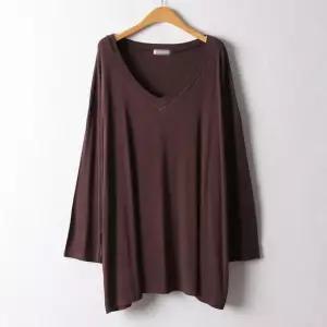 아이우먼 여리브이넥롱티셔츠 RAF084M604 빅사이즈