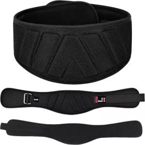 그립업 웨이트 팅 벨트 6인치 오토락 커브드 패딩 백 요추 지지 체육관 피트니스 운동 보디빌딩 파워팅