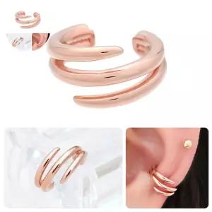 14KGP 유니크 로즈골드 링 귀찌 이어커프 생일