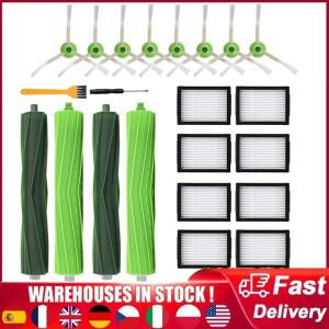 iRobot Roomba E I J 시리즈 E6 i7 i6 i2 i3 + i4 i8 고무 메인 사이드 브러시 진공 청소기 교체 용 Hepa