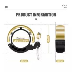 자전거크락션 따릉이 벨 자전거 개성 빈티지 선명 큰 소리 접이식 레트로 핸즈 구리