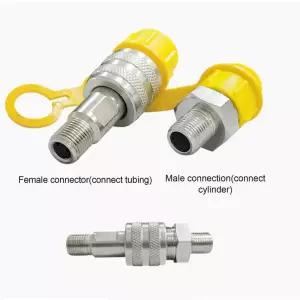 엑셀파이프부속 유압식 퀵 커넥트 호스 커플링 Cr 강철 산업용 경화 중부하 작업