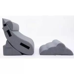 침대 등받이쿠션 허리받침 쿠션 등받이 배게 클라우디나