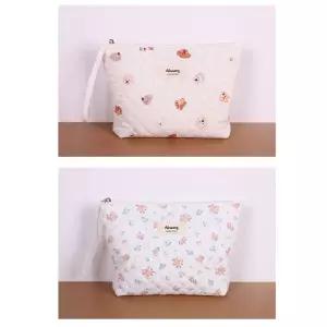 국내 누빔 기저귀 파우치 순면 다용도 미니백 (선택)