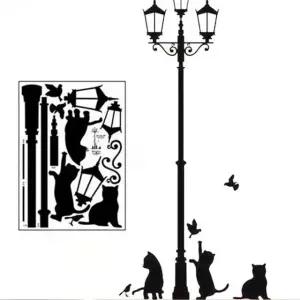 고양이스티커 벽지 스티커 월페이퍼 포인트벽지