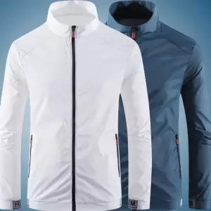 가볍고 스타일리시한 남성용 방풍 방수 바람막이 재킷