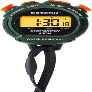 백라이트 디스플레이가 있는 Extech STW515 스톱워치/시계