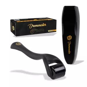 바디 헤어 스컬프용 드레메네스터 더마 롤러 540 티타늄 니들 스킨케어 보관 케이스가 있는 남녀용 니들링