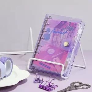 액자받침대 접시 사진 거치대 전시다이 소형 화이트