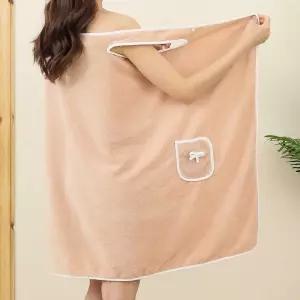 원피스 랩 샤워가운 타올 빠른흡수 다용도 극세사