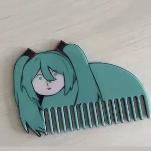 미쿠피규어 하츠네 미쿠 애니메이션 귀여운 그림 만화 표현 팩 양면 빗 코스프레 소품