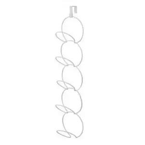 [생활] 모자걸이 5단 도어훅 벽걸이 9029A 화이트 행거 s487