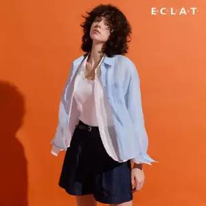 [에끌라뜨]26SS 시어 크링클 셔츠 블라우스 3종