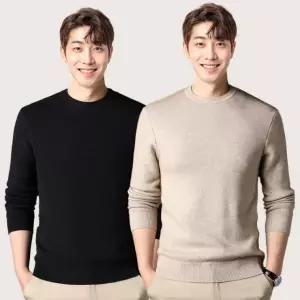 긴팔 니트 티셔츠 봄 가을 겨울 라운드 스판 이너 스웨터