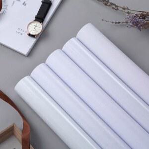 순수한 흰색 벽지 자체 접착 방수 습기 방지 페인트 주방 벽 스티커 캐비닛 테이블 가구 장식 필름