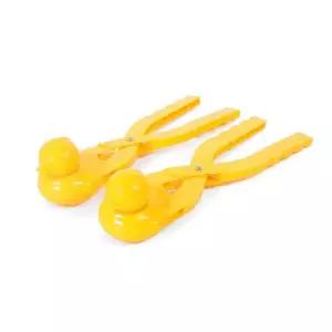 노랑 눈오리집게 스노우볼 메이커 스노우덕