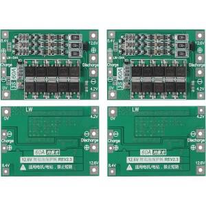 리튬 이온 배터리 충전기 보호 보드 드릴 모터용 BMS 18650 밸런스 향상 3S 4S 40A 60A 11.1V 12.6V 14.8V