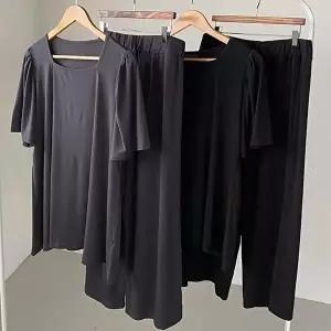 [셀러허브 패션]빅사이즈투피스 U932L604 찐찰랑플레어상하세트 RA (48700955)