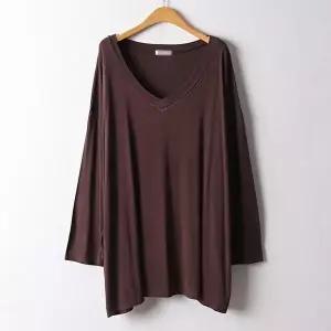 [셀러허브 패션]아이우먼 여리브이넥롱티셔츠 RAF084M604 빅사이즈 (48701065)