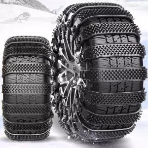 [에이치플러스몰]튼튼한 스노우체인 케이블 타이 체인 일회용 블랙1P