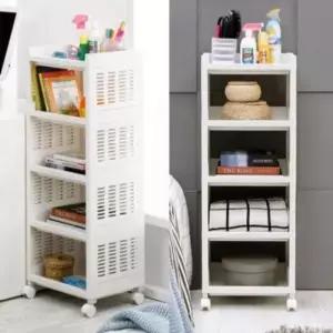 [생활] 이동식 선반 5단 트롤리 다용도 조립식 수납장