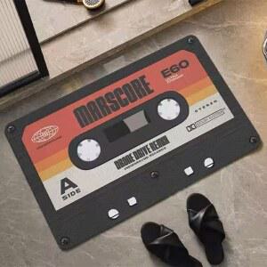 빈티지 테이프 입구 현관 매트 홈 장식 주방 복도 발코니 주자 러그 욕실 미끄럼 방지 바닥 매트 침실 장식