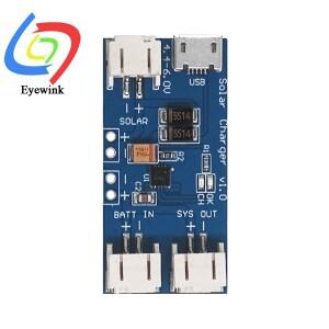 CN3065 미니 소형 태양광 리튬 배터리 충전기 보드 500MA Lipo 모듈 Arduino용 전지 패널 마이크로 USB