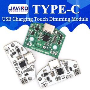 Type-C 테이블 램프 회로 기판 USB 충전 3단계 무단계 디밍 LED 터치 소형 야간 조명 제어 모듈