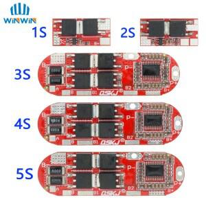 BMS 1S 2S 10A 3S 4S 5S 25A Bms 18650 리튬 이온 Lipo 배터리 보호 회로 기판 모듈 Pcb Pcm 충전기