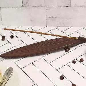 [셀러에이드]인센스홀더 스틱 받침 거치대 트레이 대나무잎