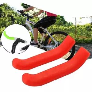 미끄럼 방지 브레이크 레버 커버 방수 산악 및 로드 바이크 커버 그레이 그린 핑크 퍼플 레드 TPR 옐로우